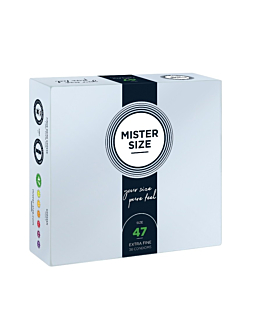 47 Mm Condoms 36 Pieces Mister.Size