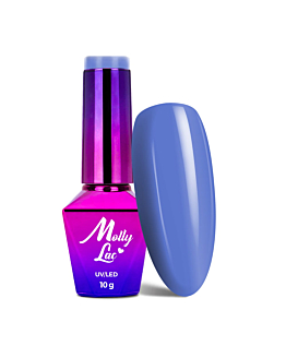 MollyLac Welcome to Ibiza Lakier Hybrydowy UV LED Nr 115 Curacao 10 g