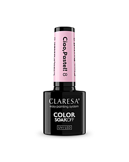 Claresa Color Soak Off UV/LED Ciao Pastel! lakier hybrydowy 8, 5g