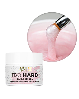 AlleLac Tixo Hard Builder Gel Żel Budujący Twardy Z Tiksotropią Sparkle Light Pink 45 g