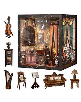 Habarri Miniaturowy domek Book Nook - Muzyczna la Scala