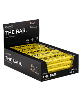 OstroVit THE BAR. 21 x 60 g BOX o smaku waniliowym