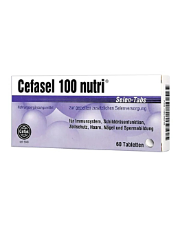 Cefasel 100 Nutri, Suplement diety zawierający selen 100 mcg, Tabletki