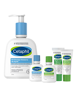 Cetaphil Zestaw: emulsja micelarna do mycia + miniprodukt gratis