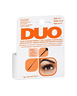 Ardell Duo Brush On Striplash Adhesive klej do rzęs z pędzelkiem Dark, 5g