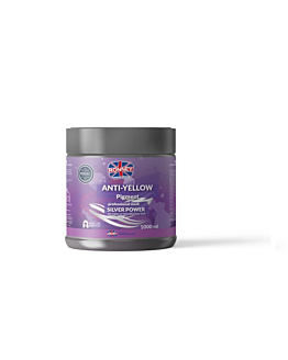 Ronney Anti-Yellow Silver Power Professional Mask srebrna maska do włosów blond rozjaśnianych i siwych, 1000ml