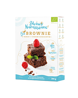 ZDROWO NAMIESZANE Mieszanka do wypieku brownie kakao cukier kokosowy 290 g