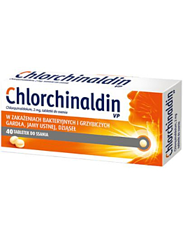 Chlorchinaldin VP 2 mg 40 Tabletek do ssania 