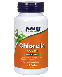 Now Foods Chlorella 1000 mg Organic, Tabletki