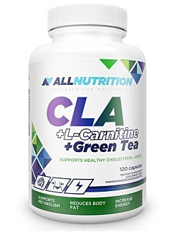 Allnutrition Cla+ L-Carnitine+ Green Tea, Kapsułki