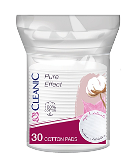 Cleanic Pure Effect Dischetti Struccanti Tondi 30 pz