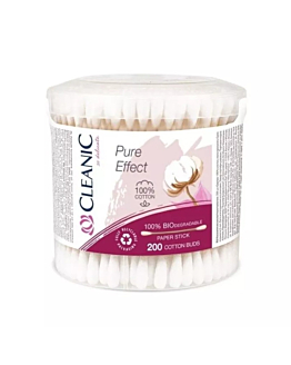 Cleanic Pure Effect Bastoncini Igienici Rotondi 200 pz