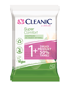 Cleanic Zestaw Chusteczki Super Comfort 2 X