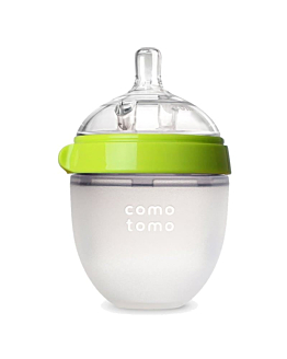 Comotomo Antykolkowa Butelka Silikonowa Moms Breast Green Newborn