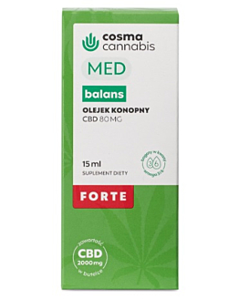 Cosma Cannabis Med Balans Forte, Olejek doustny, 15 ml