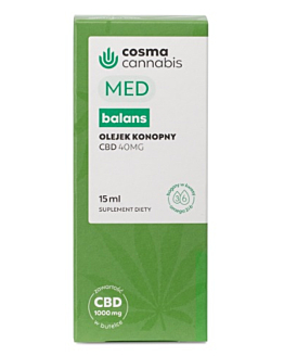 Cosma Cannabis Med Balans, Olejek doustny, 15 ml