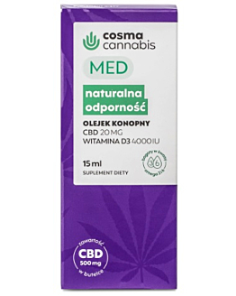 Cosma Cannabis Med Naturalna Odporność, Olejek doustny, 15 ml
