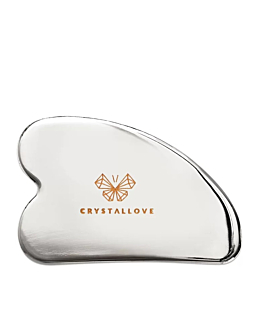Crystallove Cryo Ice Gua Sha Płytka do Masażu Twarzy Gua Sha ze Stali Nierdzewnej