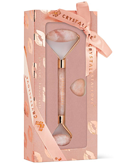 Crystallove Selflove Set Masażer do twarzy z Kwarcu Różowego