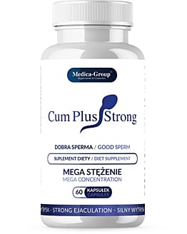 Medica-Group Cum Plus Strong, Suplement diety dla mężczyzn wspierający jakość i ilość spermy, Kapsułki