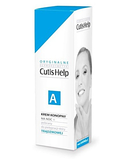 CutisHelp Health Care A Krem Konopny na noc do skóry z problemami 