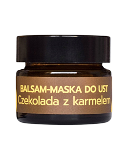 Bracia Mydlarze Balsam-maska do ust, Czekolada z karmelem
