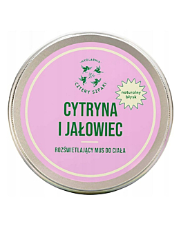 Mydlarnia Cztery Szpaki Cytryna i Jałowiec Rozświetlający mus do ciała