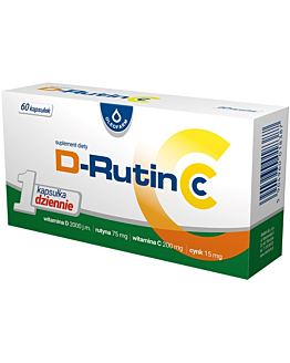 D-Rutin CC, Suplement diety na wzmocnienie odporności, Kapsułki