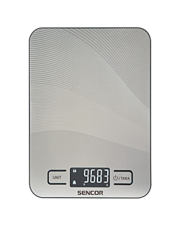 Sencor SKS 8080 Inteligentna waga kuchenna Bluetooth do 10 kg, Srebrna