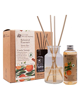 La Casa de los Aromas Botanical Essence patyczki zapachowe Cynamon-Pomarańcza, 250ml