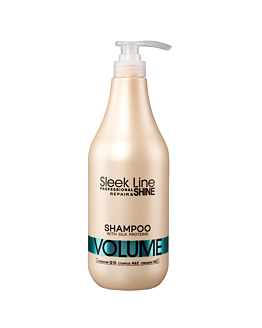 Stapiz Sleek Line Repair Volume Shampoo szampon do włosów z jedwabiem zwiększający objętość, 1000ml