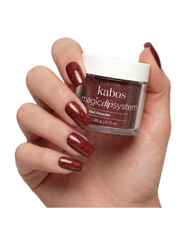 Kabos Magic Dip System Proszek do manicure tytanowego, 034 Copper Shine 20 g