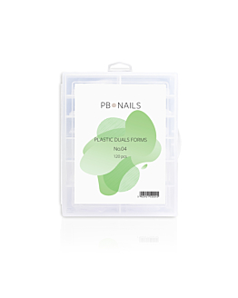 PB Nails Górne formy Dual Forms No.04 - kwadrat współczesny