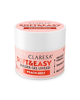 Claresa Soft&Easy Builder Gel żel budujący Peach Melt, 12g