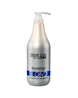 Stapiz Sleek Line Blond Shampoo szampon do włosów blond zapewniający platynowy odcień, 1000ml