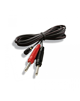 Przejściówka Z Okrągłej Wtyczki Na Wtyczkę 4Mm Adaptor Roundplug To 4 Mm Banana Plug Mystim