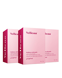 Vellena Zestaw suplementu diety kobiece zdrowie grejpfrut 3 pack