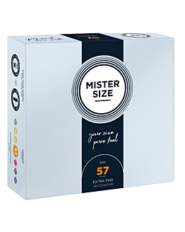 57 Mm Condoms 36 Pieces Mister.Size