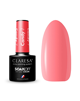Claresa Soak Off UV/LED Candy lakier hybrydowy 7, 5g