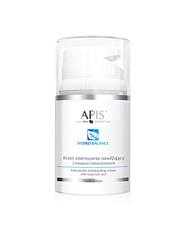 APIS Hydro Balance krem intensywnie nawilżający z kwasem hialuronowym, 50ml