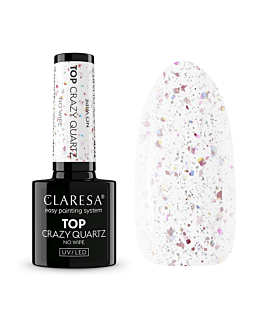 Claresa Top Crazy Quartz No Wipe top hybrydowy bez przemywania, 5g