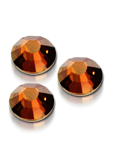 Allepaznokcie Cyrkonie Swarovski SS10 001 Cop Crystal Copper Ozdoby Do Paznokci 50 szt