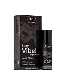 Wibrator W Płynie Sexy Vibe! High Voltage Liquid Vibrator 15 Ml Orgie