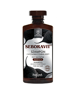Farmona Seboravit szampon z wyciągiem z czarnej rzepy do włosów tłustych, 330ml