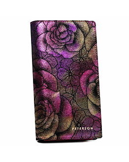 Portfel damski skórzany PTN 421431-MD PURPLE