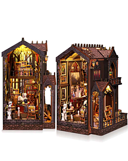 Habarri Miniaturowy domek Book Nook - Galeria wspomnień