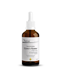 The Novus Soplówka jeżowata liposomalna z piperyną krople 50 ml