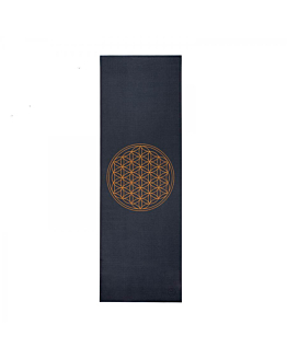 Bodhi Mata do jogi Leela 4,5mm - szary z kwiatem życia