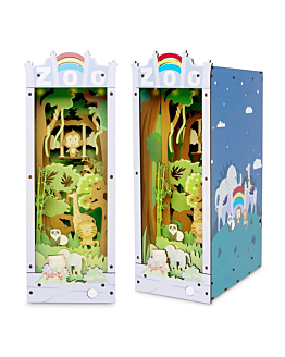 Habarri Miniaturowy domek Book Nook - Przygoda w ZOO