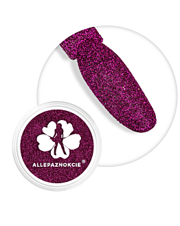 Allepaznokcie Sequin Quartz Effect Pyłek Do Paznokci Fuchsia Nr 19